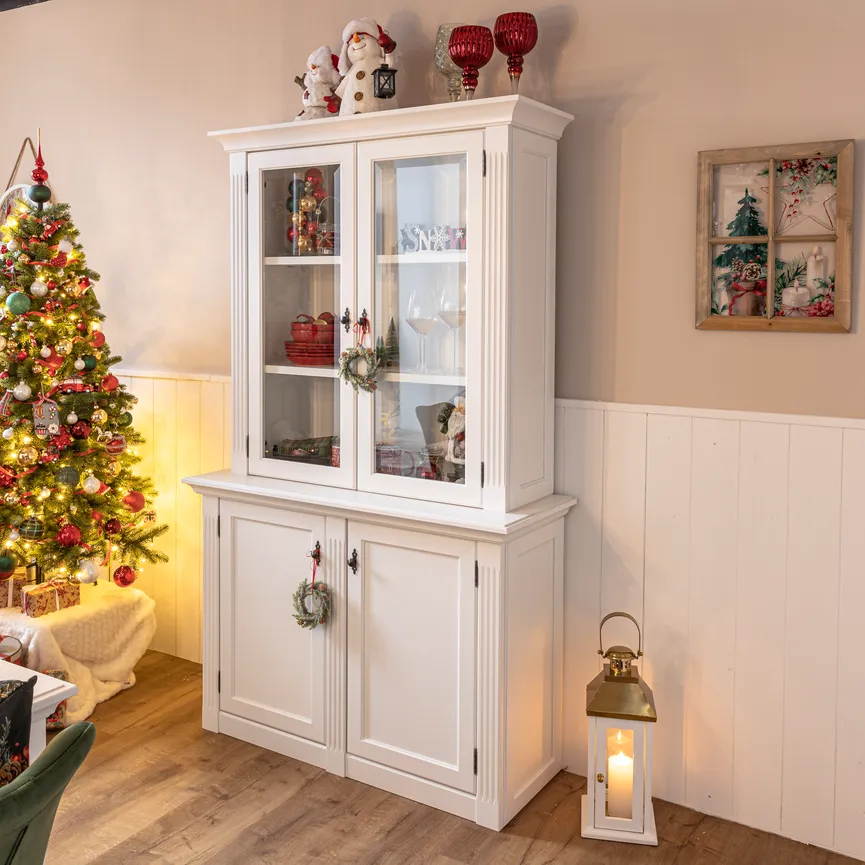 Buffet mit Aufsatz milieu