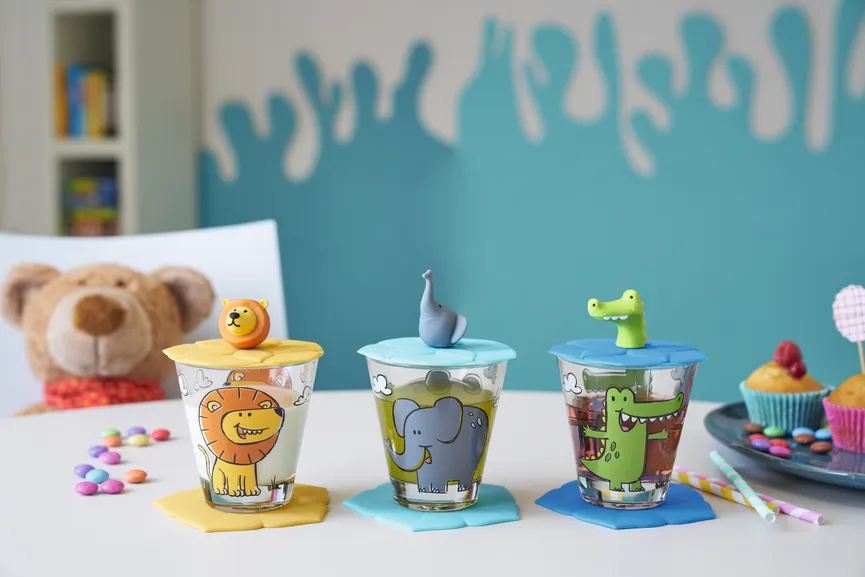 Trink-Set "Bambini" Löwe milieu