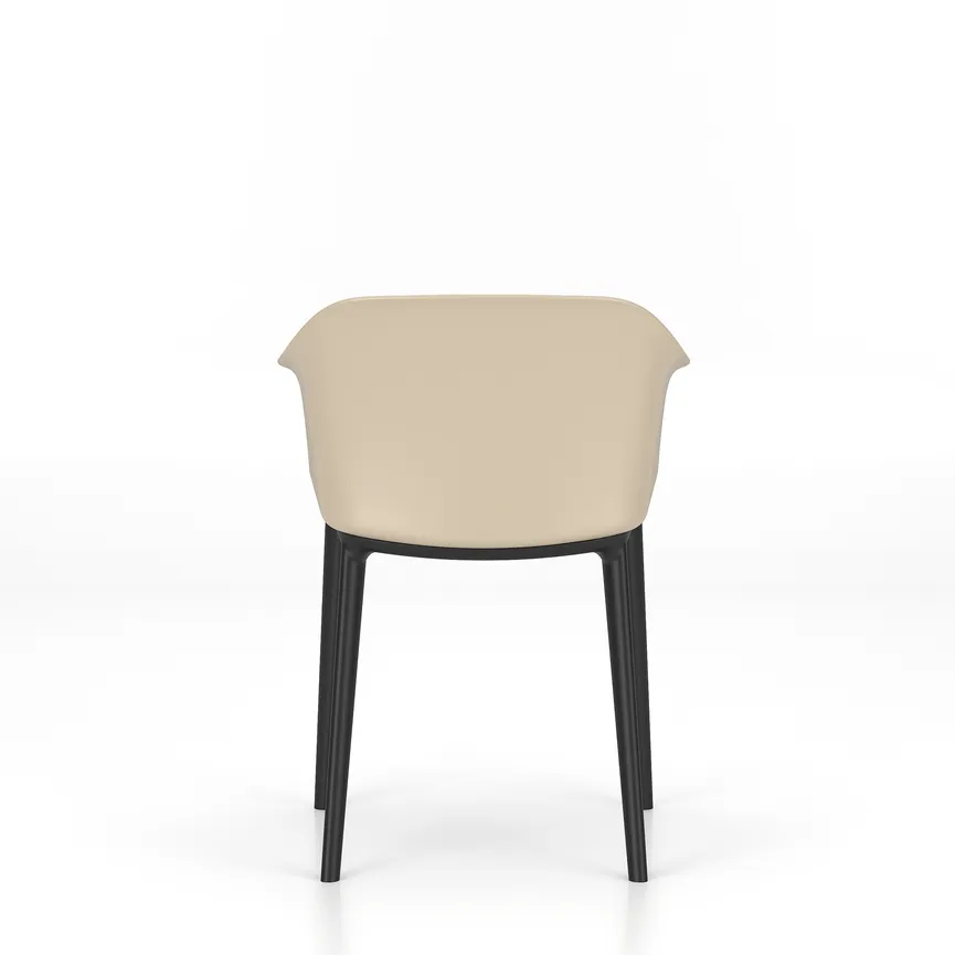 Besucherstuhl creme detail