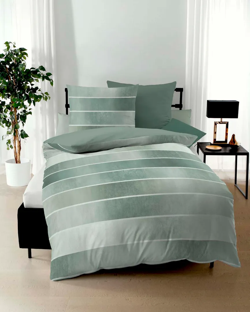 Satin-Bettw.Timeless 135x200 milieu