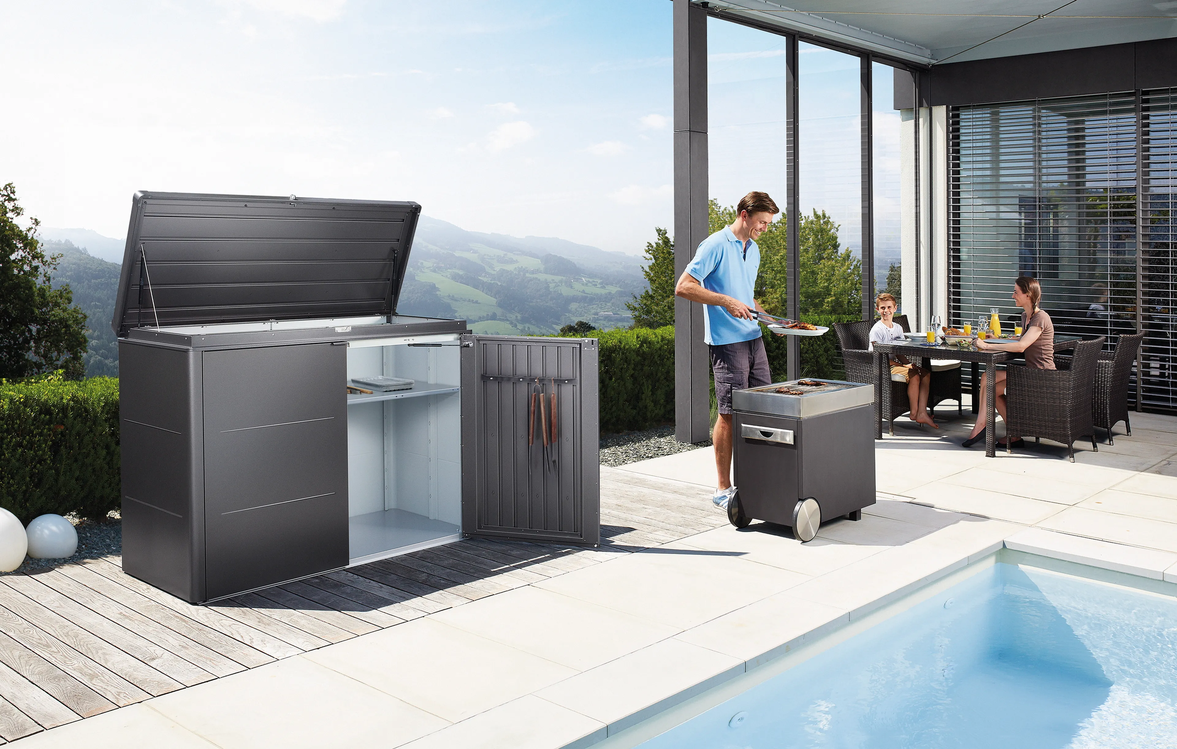 Garten-Highboard 160 cm