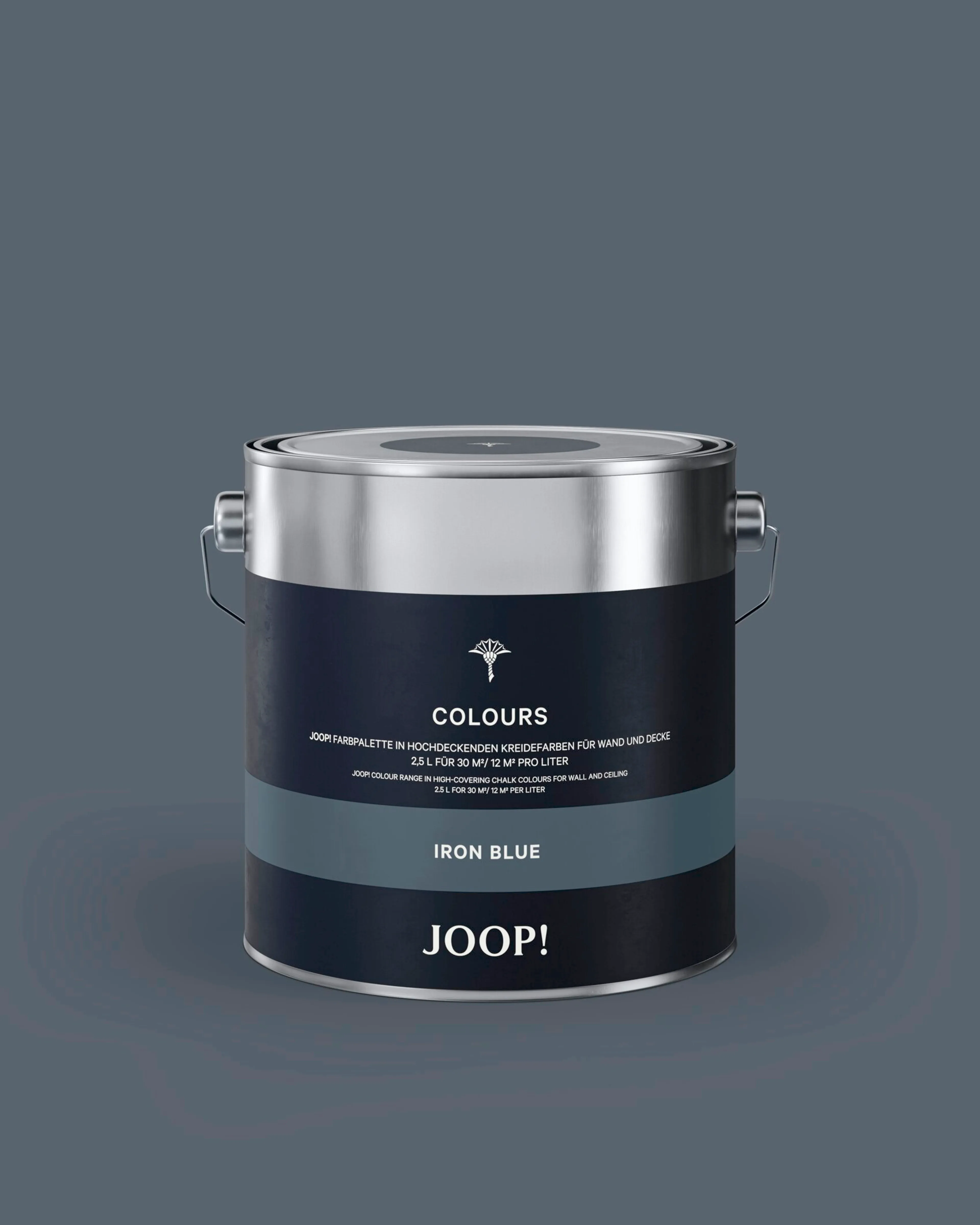 Wandfarbe Colour "Iron Blue"