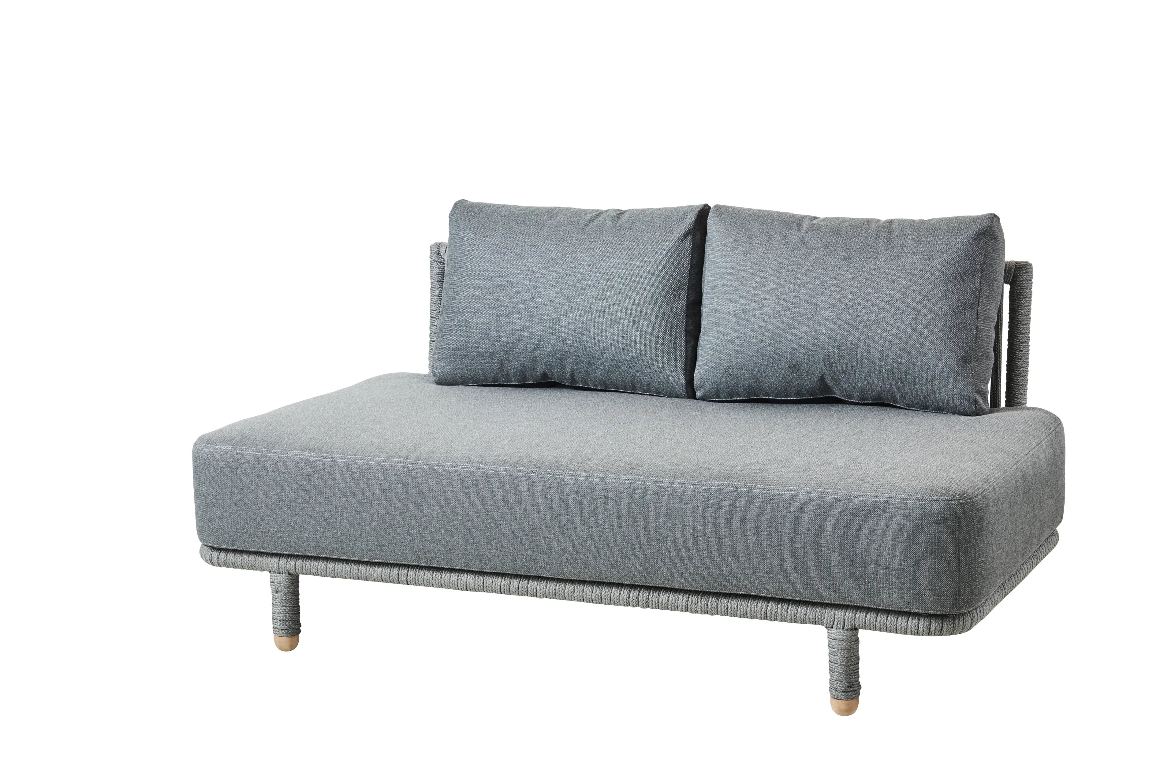 Gartensofa-Modul Moments, Cane-line Rope
