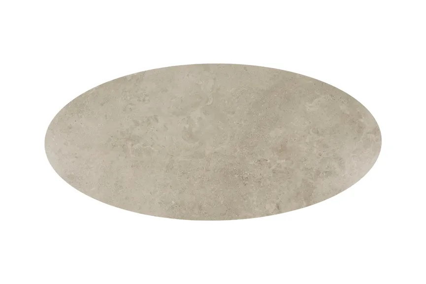 Esstisch low oval terre detail