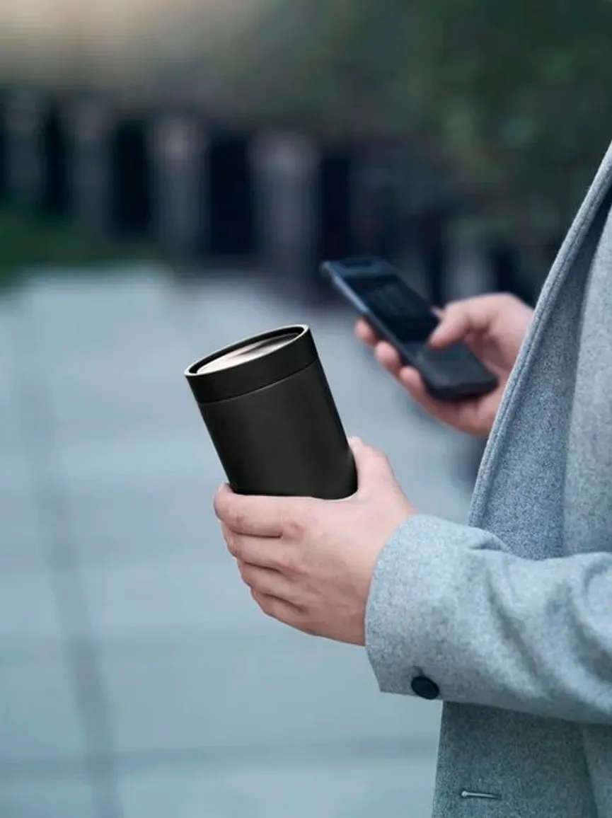 Thermobecher "Click" 400 ml milieu