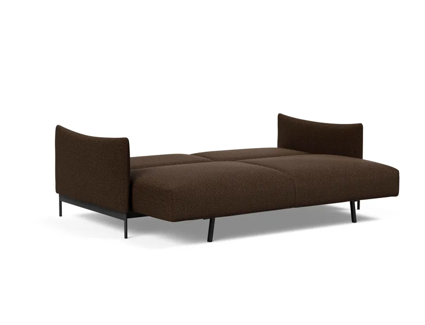 Klappsofa Metall schwarz detail