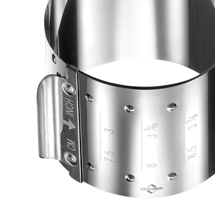 Dessertring verstellbar detail