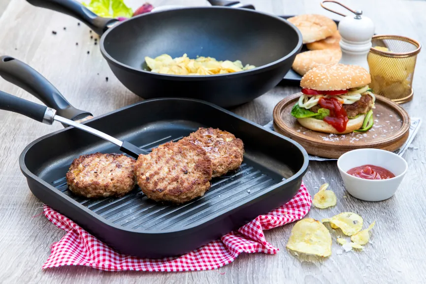 Grillpfanne Alucast 28x28 cm milieu