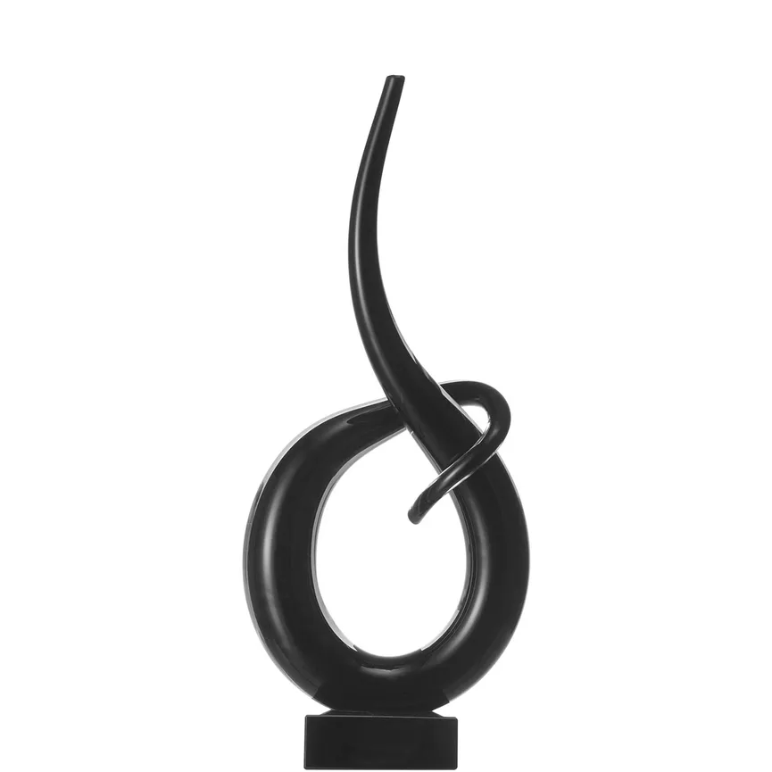 Skulptur "Fusion" schwarz hauptaufnahme