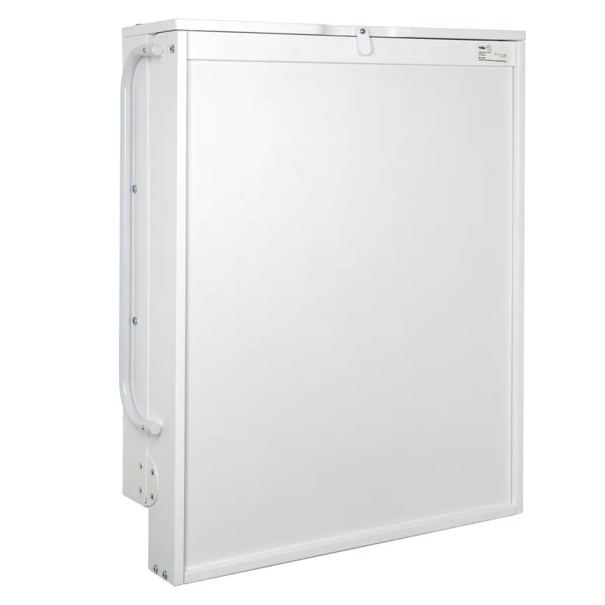 Wand-Wickelregal Weiß detail