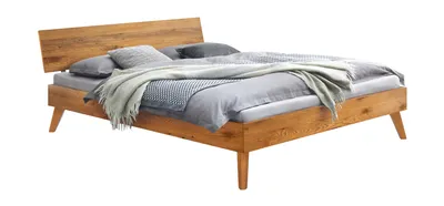 Massivholzbett