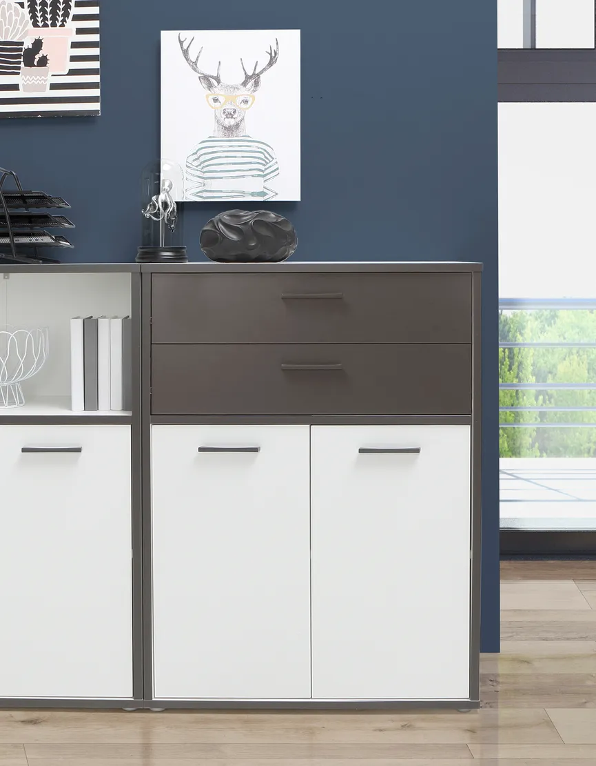 Aktenschrank 2-trg. detail