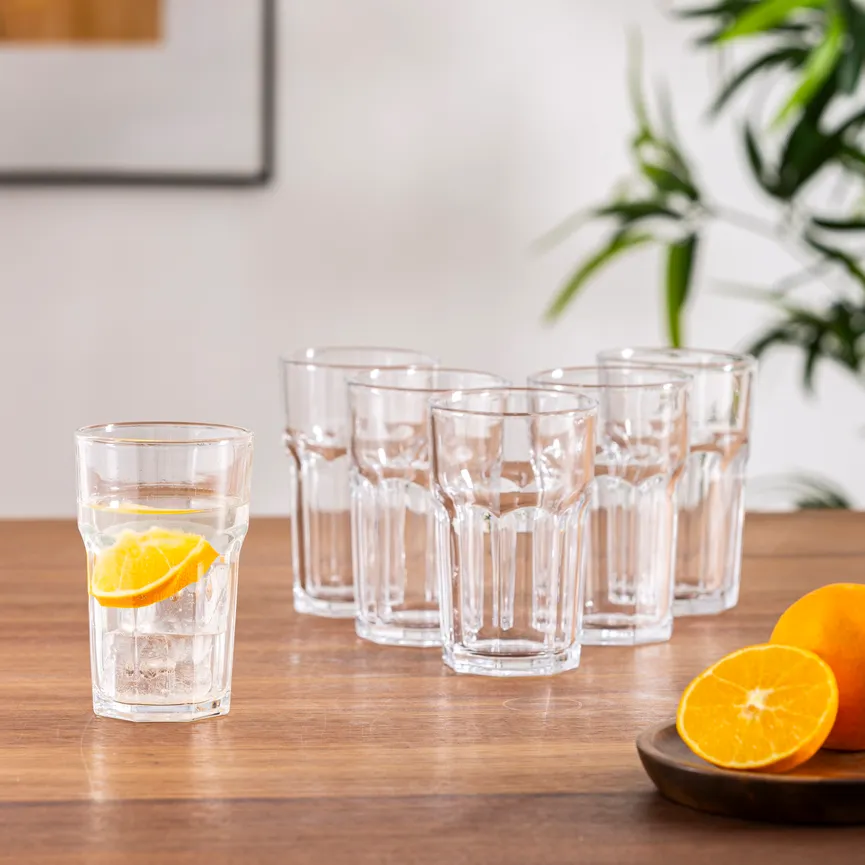 Becher 6er-Set je 330 ml milieu