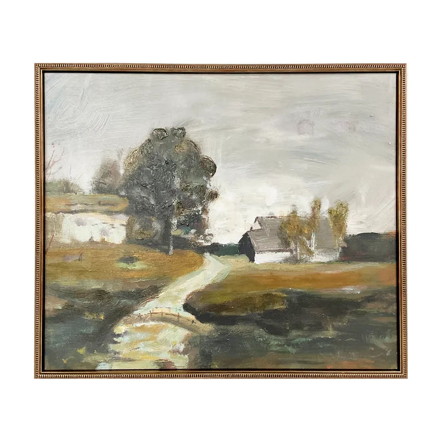 Ölgemälde "Landscape" beige hauptaufnahme