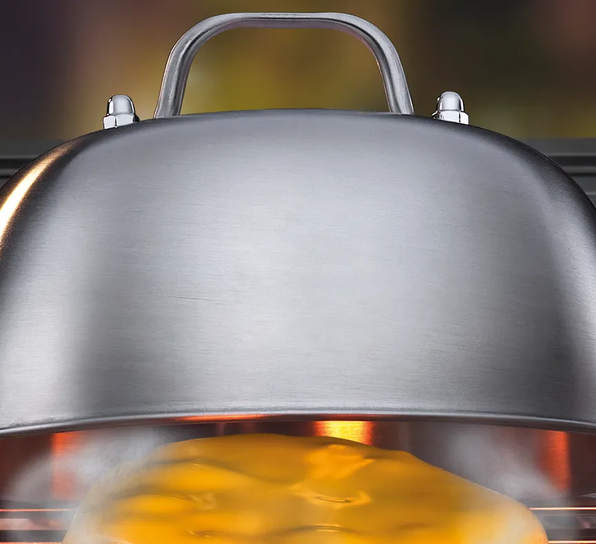 Burger- und Schmelzglocke detail