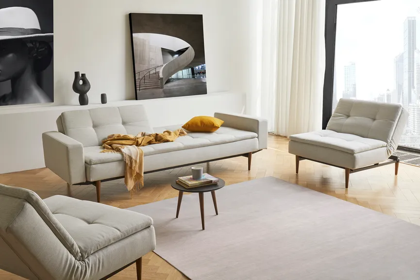 Sofa+AL Styletto dunkel funktion