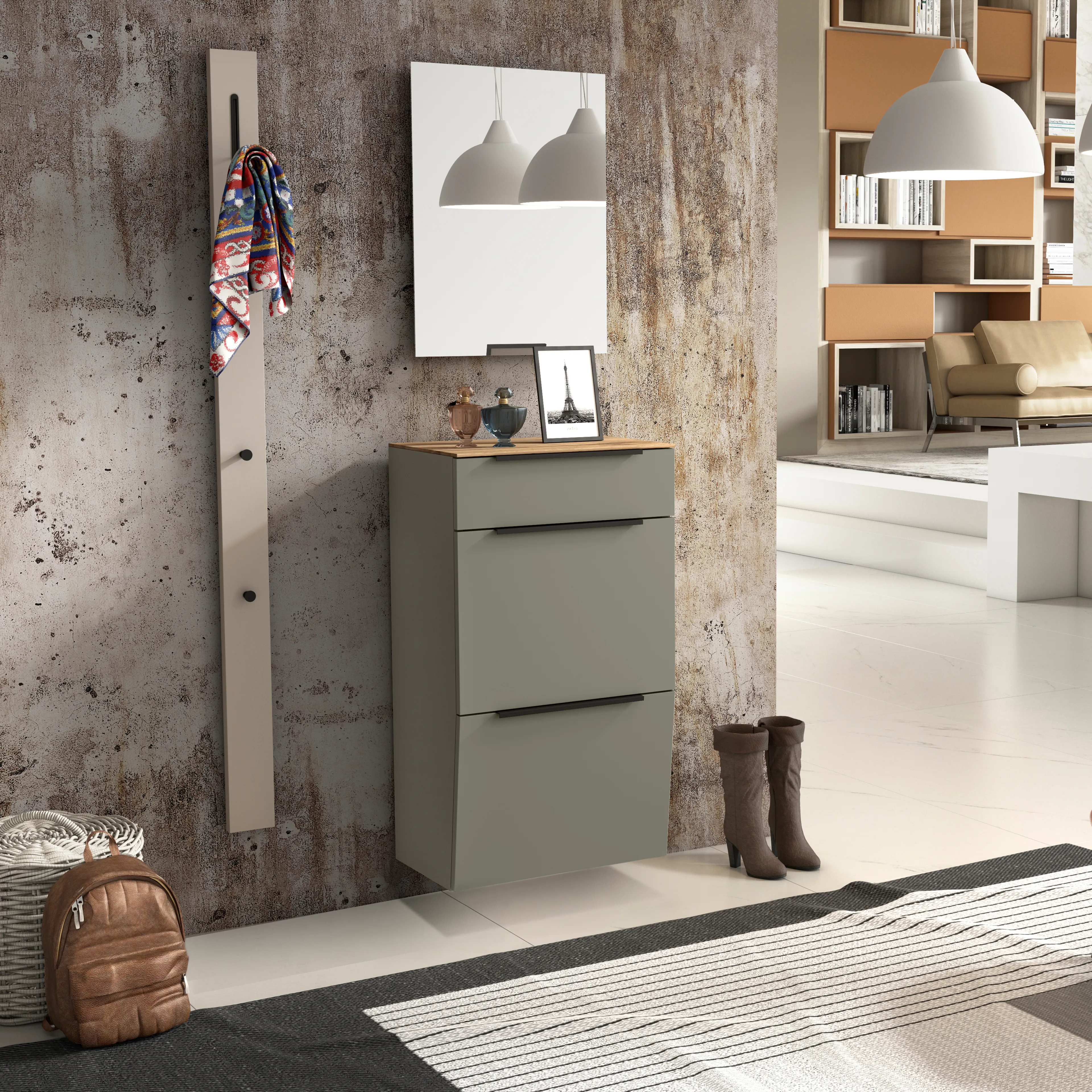 Hängeschuhschrank Milana