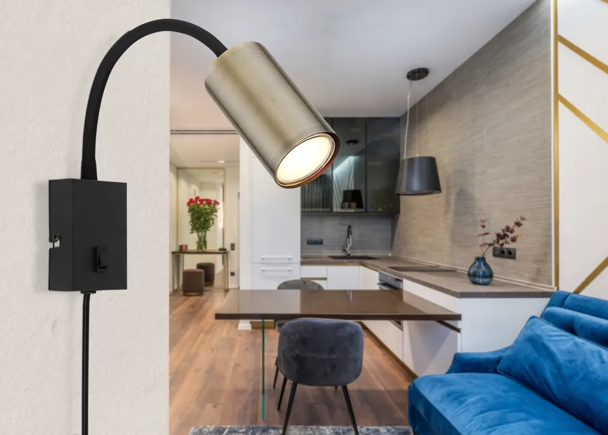 Wandleuchte "Robby" milieu