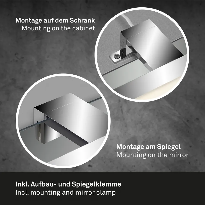 Spiegelleuchte detail