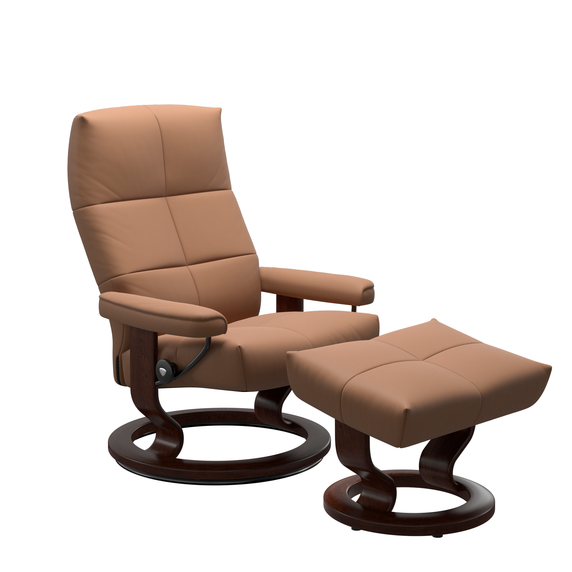 Sessel mit Hocker