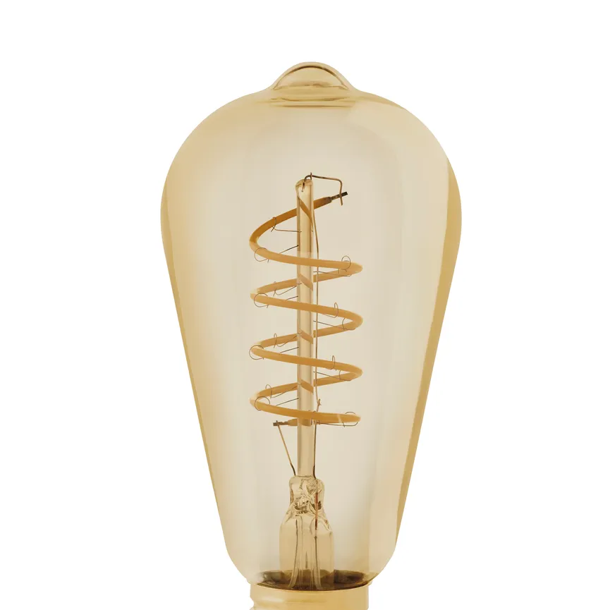 E27/4 Watt LED amber detail