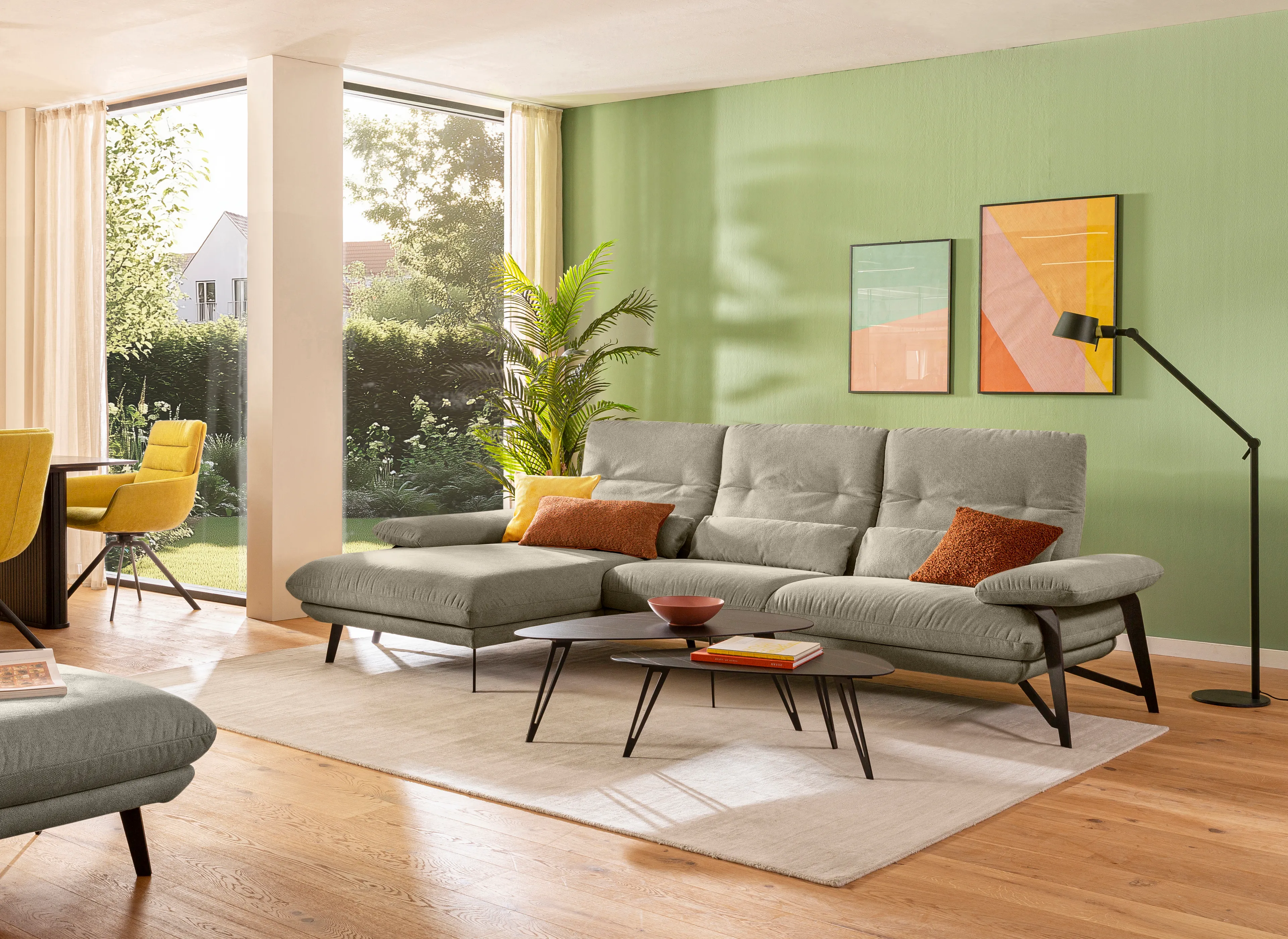 Sofa inkl. Longchair Denise