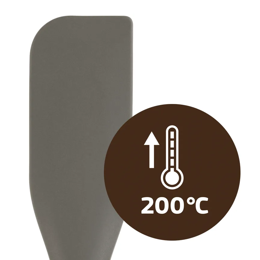 Teigschaber "Inspiration" grau detail