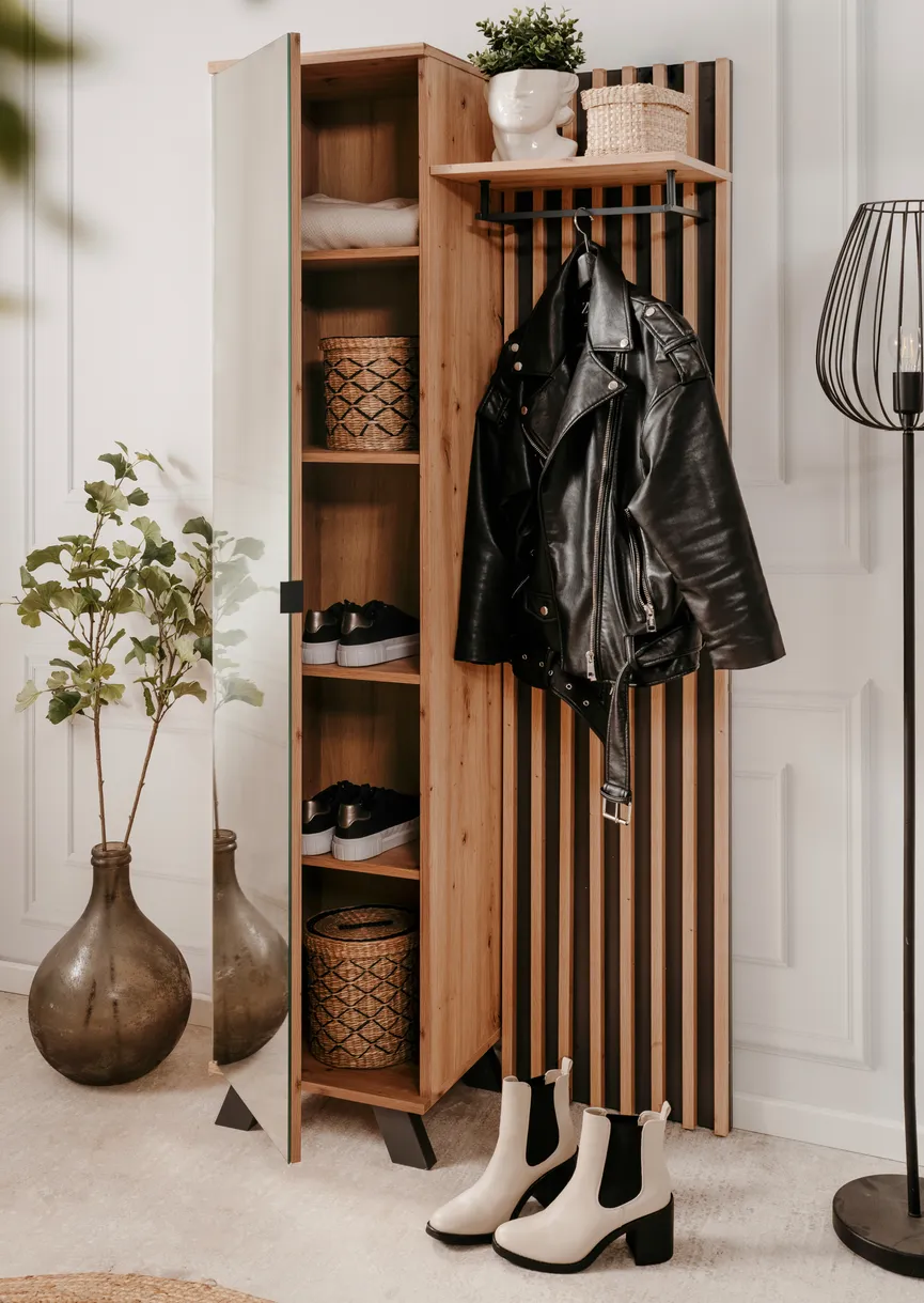 Kompaktgarderobe detail