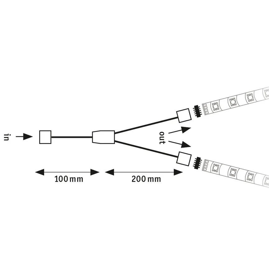 MaxLED Y-Splitter 30cm detail