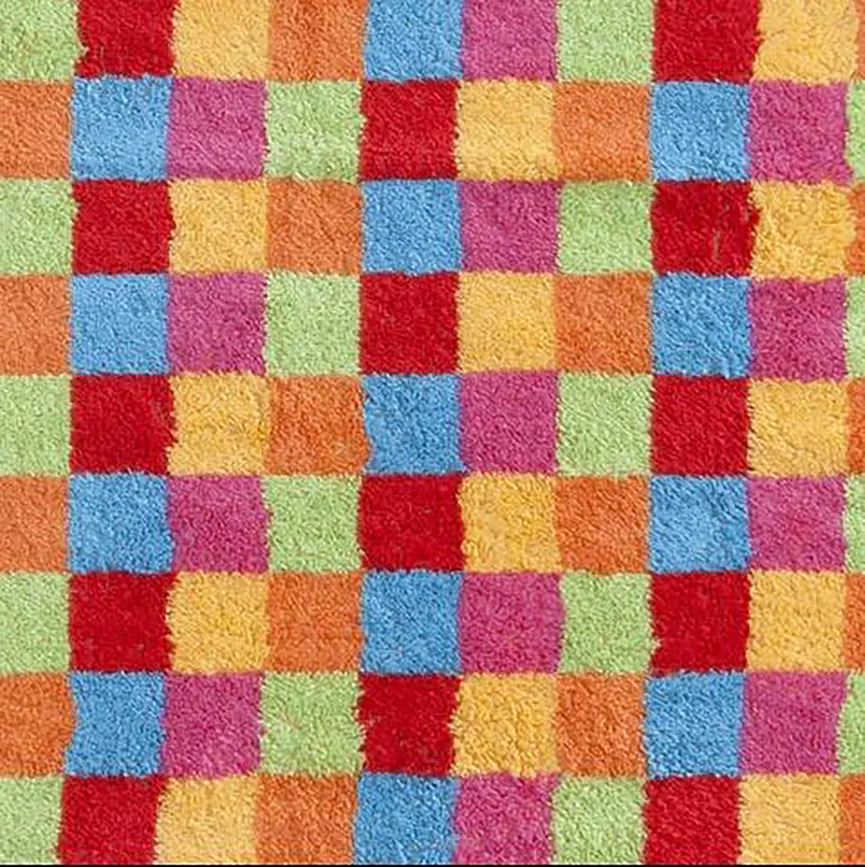 Duschtuch LIFESTYLE Karo material_farbe