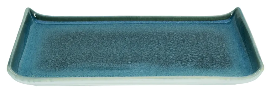 Platte "Caldera" grün detail