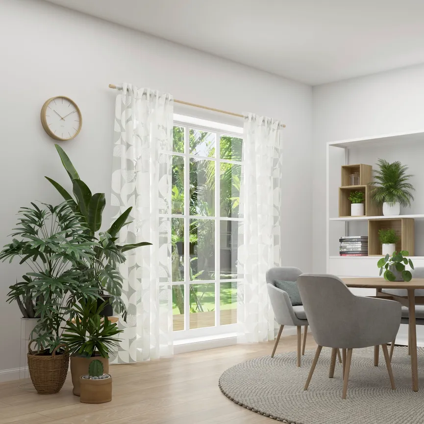 Dekoschal Circle m. Kombiband milieu