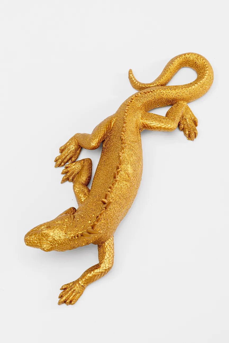 Wandobjekt "Lizard" Eidechse detail