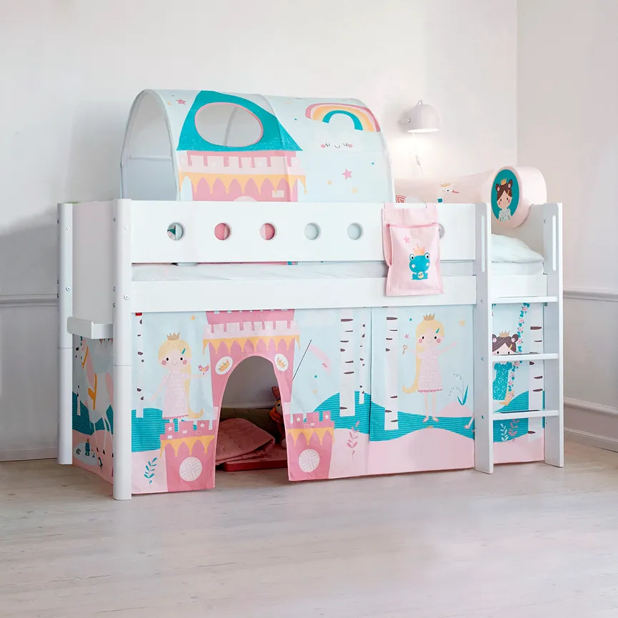 Halbhohes Bett/Gerade Leiter milieu