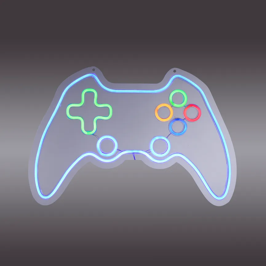 Wandleuchte "Neon-Gamer" detail