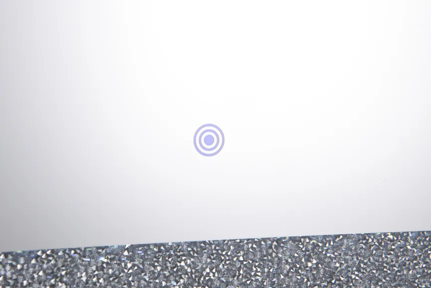 LED-Wandspiegel "Hermine" detail