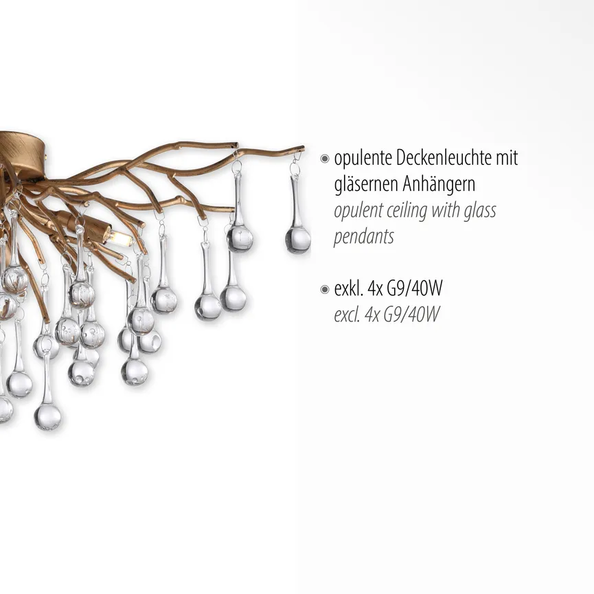 Deckenleuchte "Icicle" detail