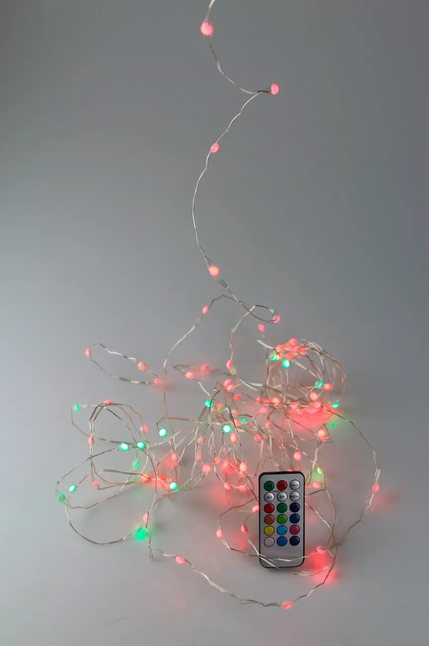 Drahtlichterk. "Multi" 100LED detail