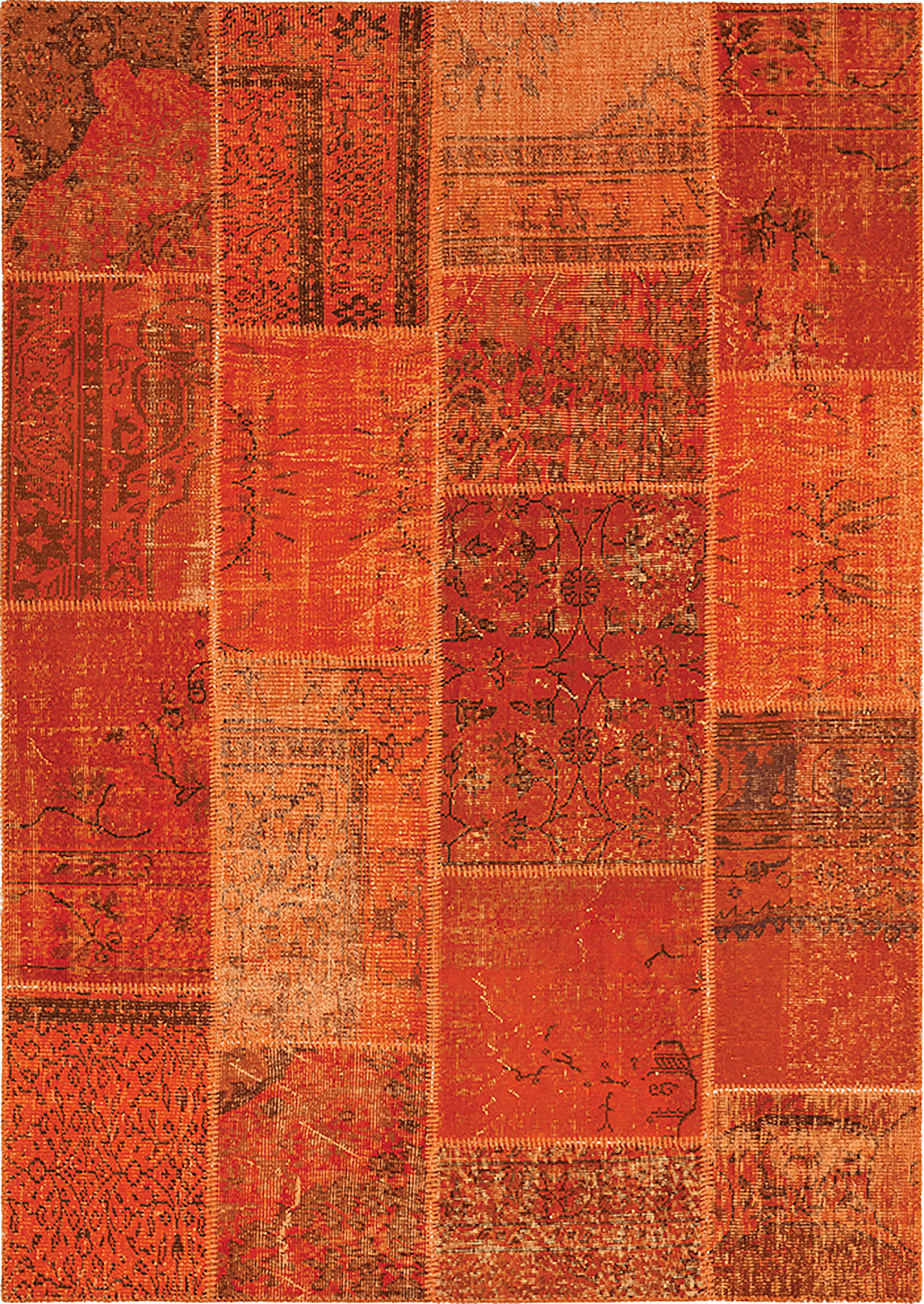 Vintage Teppich Patchwork 170 x 240 cm