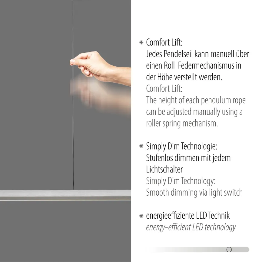 Pendelleuchte "Hoop" detail