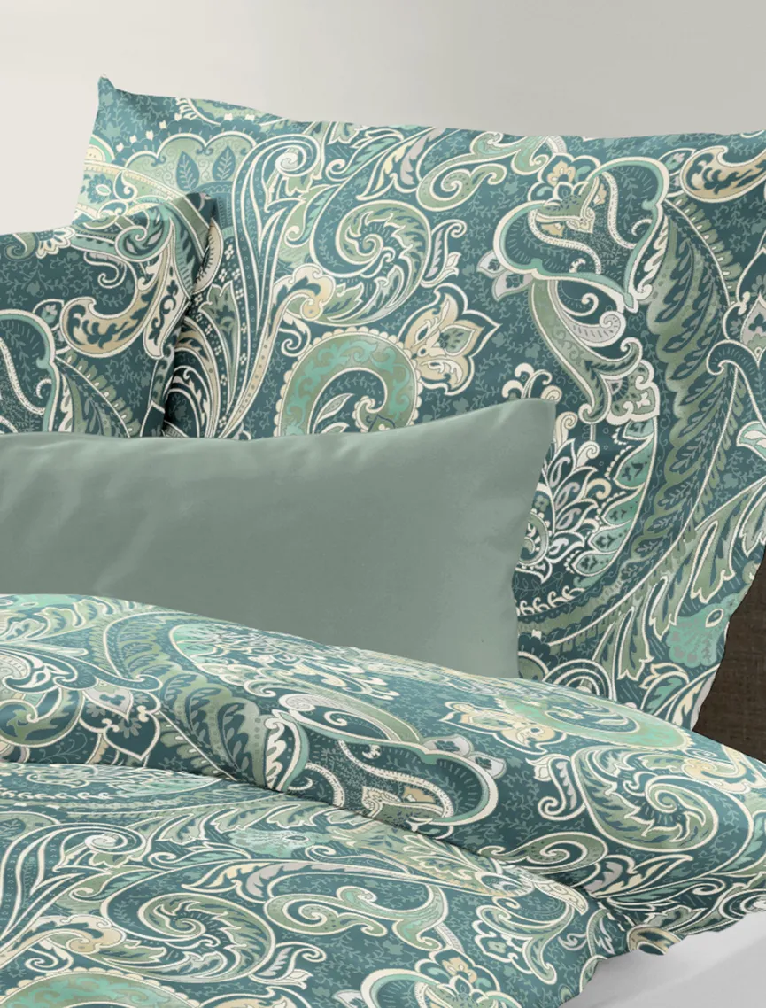 Satin-Bettw. Paisley 135x200 detail