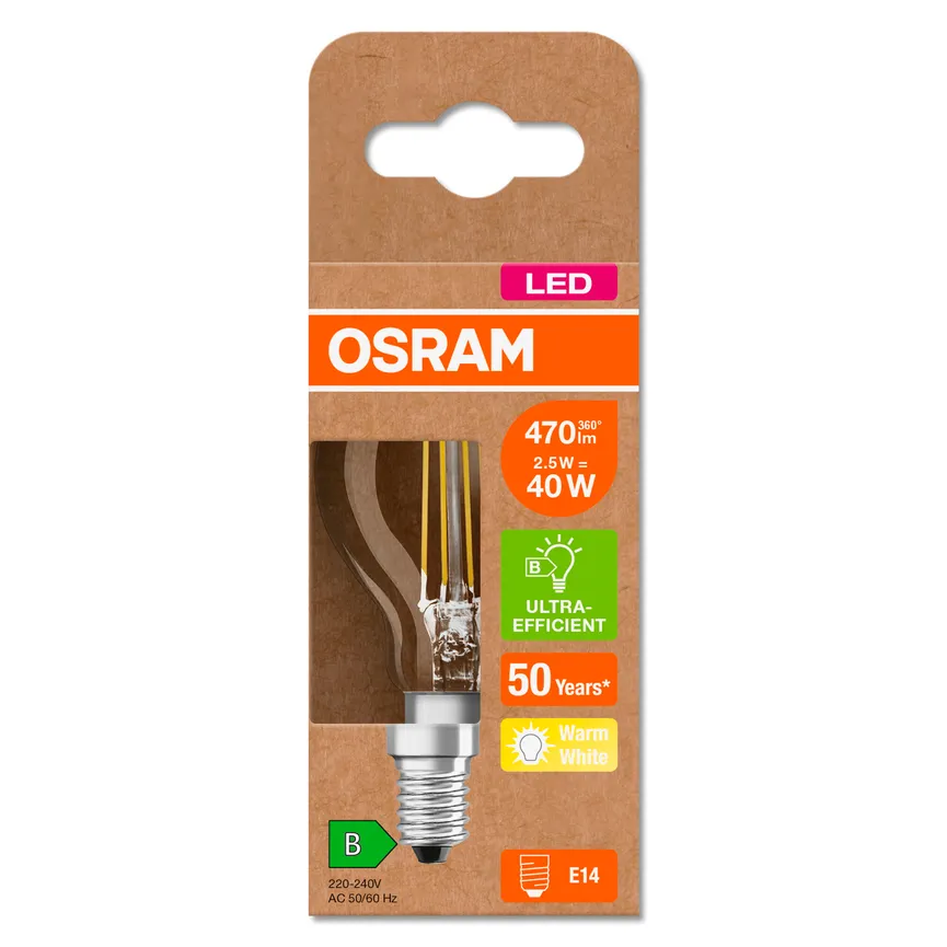 E14/2,5W LED Birne detail