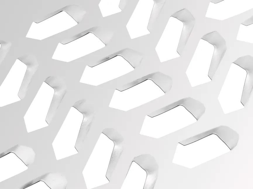 Vierkantreibe Grau detail