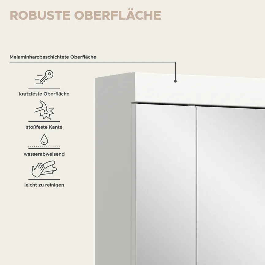 Spiegelschrank detail