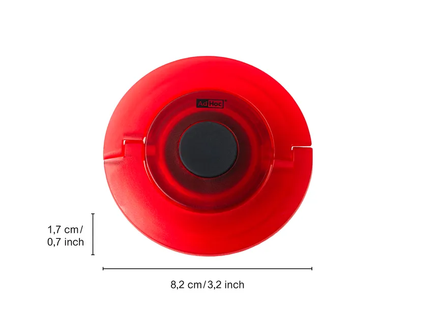 Sektverschluss "Gusto" rot detail