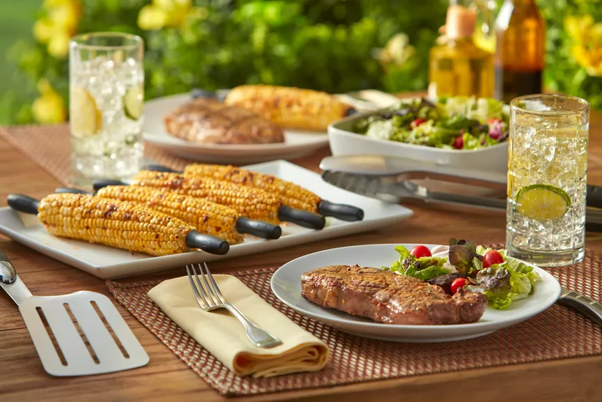 Webers Maiskolbenhalter-Set detail