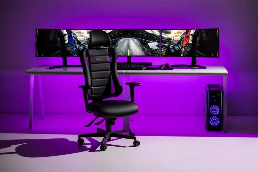 Drehstuhl schwarz milieu