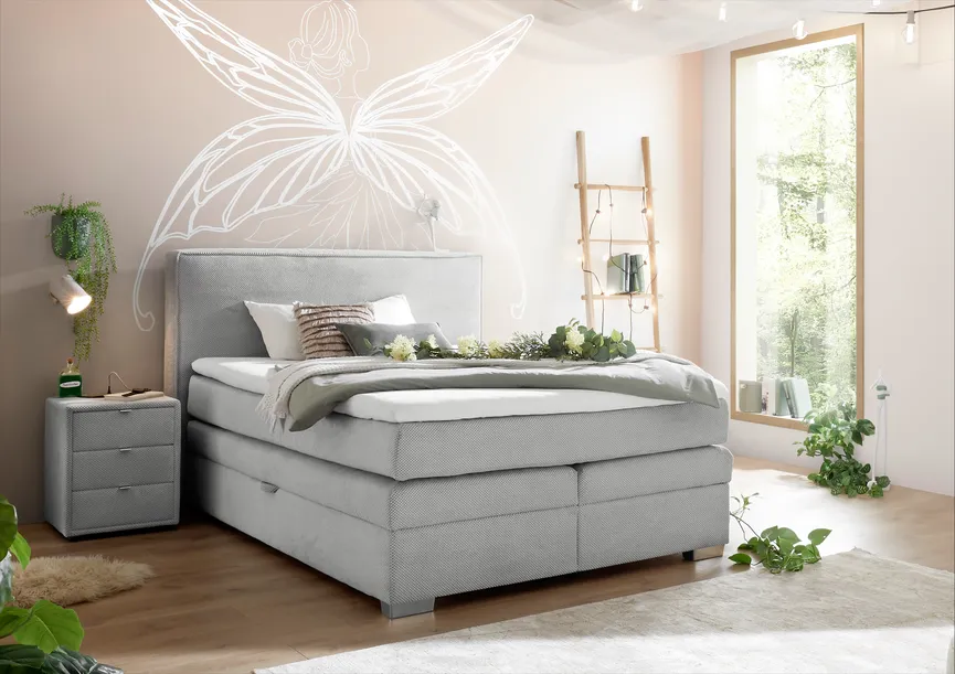 Boxspringbett 140x200 cm milieu