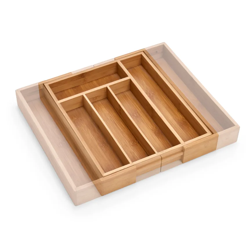 Besteckkasten Bamboo ausziehba detail
