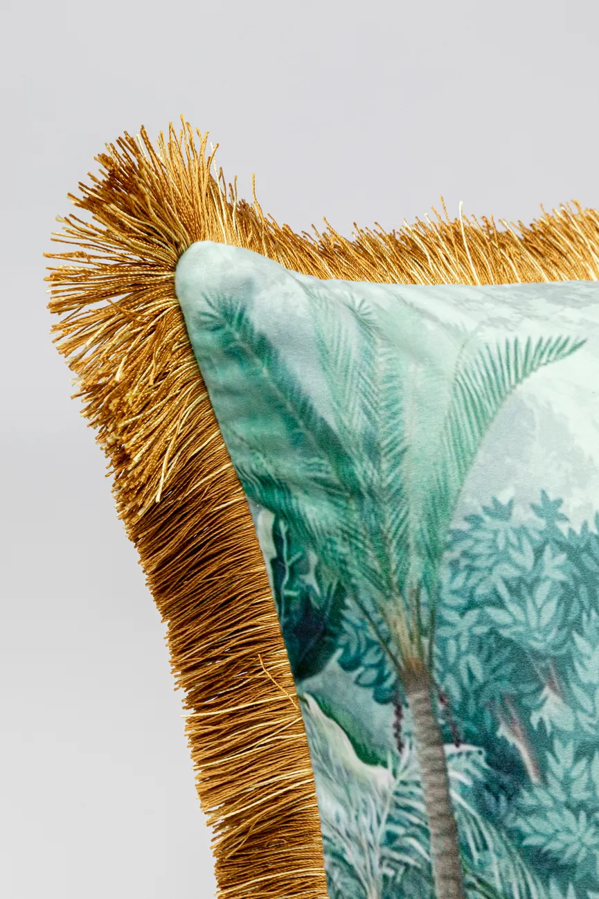 Kissen "Jungle Temple" detail